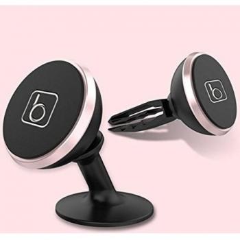 Xiao 'an coche montaje en Base de dos ganchos soporte para teléfono móvil soporte magnético para coche 360 ° giratorio de aluminio soporte de coche soporte Universal para todos los Smartphones y Tablets