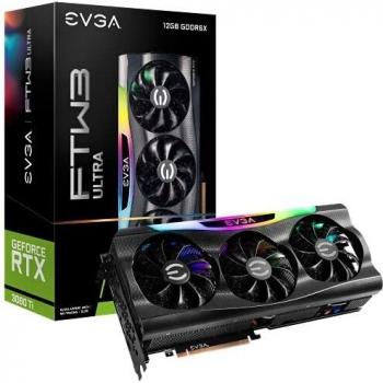 EVGA Geforce Rtx 3080 Ti Ftw3 Ultra Gaming, 12G-P5-3967-Kr, 12Gb Gddr6X, Icx3 Technology, Argb Led, Metal Backplate