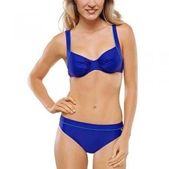 Schiesser Bügel-Bikini - Conjunto de Bikini para mujer, color blau