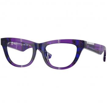 Burberry BE2406U 4113 Women's Eyeglasses Purple Size 52 (Frame Only) - Blue Light Block Available
