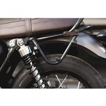 SW-Motech HTA.11.743.11000 SLC-Soporte Lateral para Triumph Bonneville T100 2016/T120 2015, Negro, 1