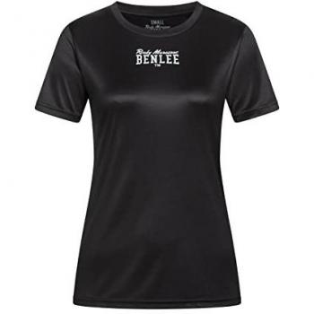 Camiseta Funcional de Manga Corta Lonsdale Lindsay Negra para Mujer