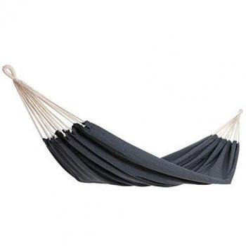 Hamaca Portátil Gris 320x150cm, Carga Máxima 300kg, Incluye Bolsa de Transporte, Transpirable, Ideal para Camping y Jardín