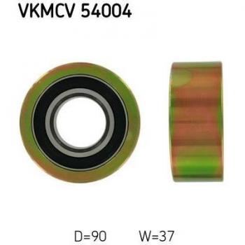 Polea tensora para correa poli V SKF VKMCV 54004, tipo de producto: polea deflectora/guía, características: diseñada para sistemas de transmisión con correas v-ribbed, alta resistencia y durabilidad