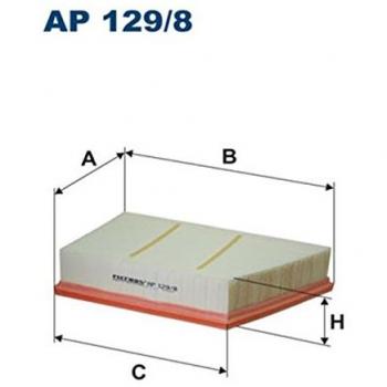 Filtron AP129/8 Compartimentos de Motor