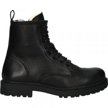 Furry Lace-Up Boots for Women - Blackstone WL02