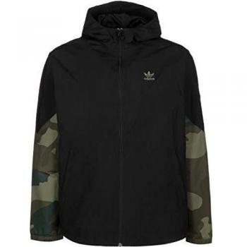 adidas Camo WB Chaqueta de Deporte, Hombre, Black/Multicolor, L
