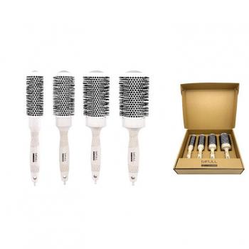 Pack de 4 Cepillos Térmicos de Cerámica Ren Natur Sand Colour Bifull