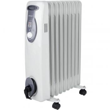 Orbegozo RA 2000 E, Radiador de Aceite, Construcción Modular de 9 Elementos, 2000 W, Blanco