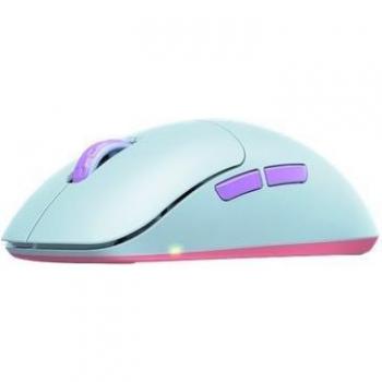 Ratón inalámbrico para juegos Xtrfy M8 Frosty Mint - Ratón gaming, conexión inalámbrica, diseño ergonómico, iluminación RGB personalizable, sensor óptico de alta precisión, botones programables, acabado en color mint hel