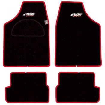 Simoni Racing/TSR PR Type B Alfombras Universal, Borde Rojo