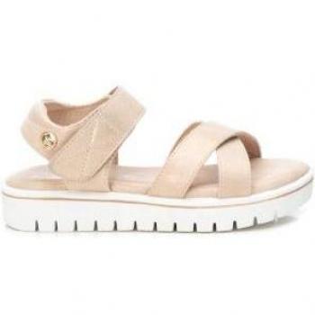 Sandalias de niña Xti - Metalizadas con cierre autoadherente y tiras delanteras