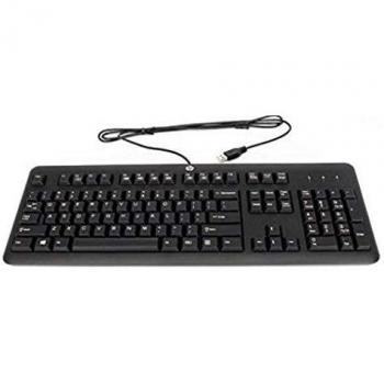 Teclado USB HP Suizo Negro con Garantía de 12 meses