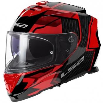 LS2 Casco Integral FF800 Storm II Tracker Negro-Rojo XL