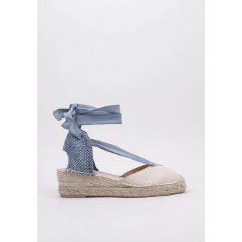 Senses & Shoes PISTACHIN Beige mujer esparto con cuña Spring/Summer 23 tamaño 36