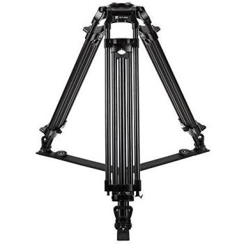 Sirui bct 3003broadcast tripod with pouch without headheight 160cmweight 5kgmaximum load 18kg aluminium 100mm level ierhalb case cover skinzblack