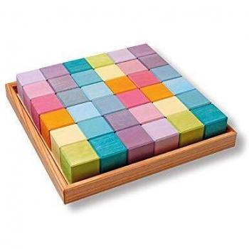 Grimms Spiel und Holz Design Cuadrados Pastel, Grimm