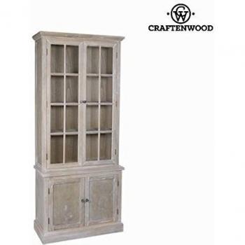 Vitrina paula 4 puertas - Colección Natural by Craften Wood