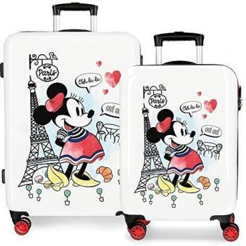 Juego de Maletas Minnie Around the World Paris rígidas 55cm-68cm