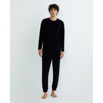 Pijama de hombre Emidio Tucci velour tono liso