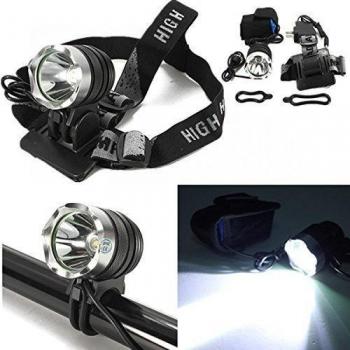 Yongse Para bicicleta XM-L2 T6 LED lámpara principal ligera faro de la linterna