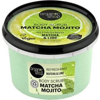 Exfoliante corporal refrescante de matcha mojito, Organic Shop 250 ml