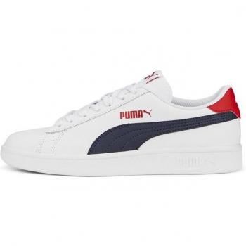 Zapatillas Puma Smash v2 L Jr blanco