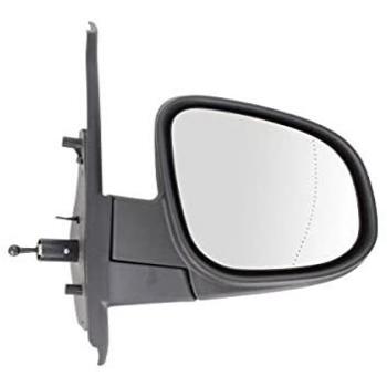 Espejo retrovisor Alkar 9265698 - Espejos Exteriores, compatible con vehículos, diseño aerodinámico, ajuste manual, cristal convexo para mayor visibilidad, acabado en negro