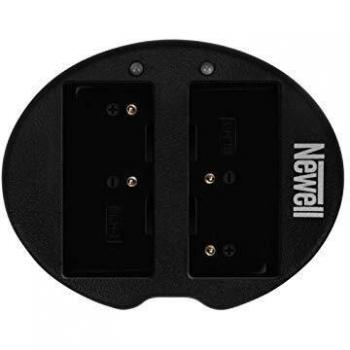Cargador Doble Newell SDC-USB para Baterías BLH-1 con Pantalla LCD
