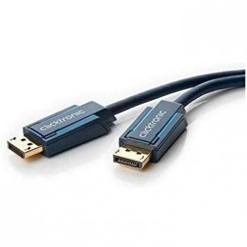 Cable DisplayPort 1.2 de 15m, 4K@60Hz, Alta Velocidad 21.6Gbps, Conectores Dorados, Compatible con FreeSync y G-Sync