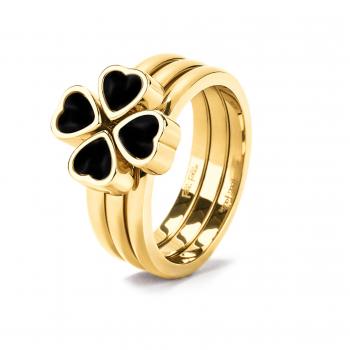 Anillo de mujer Folli Follie en acero inoxidable dorado, referencia 2R19T001YA, talla 12 (52)