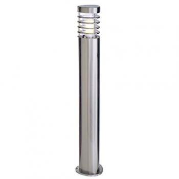Lámpara de Pie Exterior Estada IP44 Acero Inoxidable E27 100cm 11W Luz Jardín