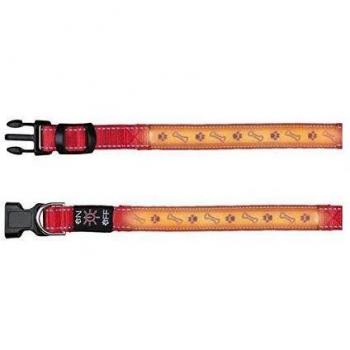 Trixie USB Flash Collar de Perro, Talla L/XL, Color Rojo