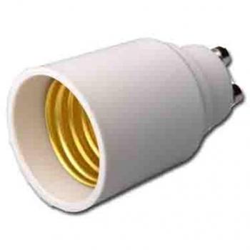Adaptador de Casquillo GU10 a E27 - Ideal para Instalaciones de 12V o Inferiores