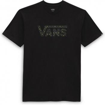 Camiseta Vans Checkered Manga Corta Negro Hombre M