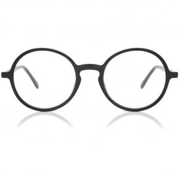 Gafas Anti-Azules Round Montuta Completa Plástico Negras Armazones para Hombre - SmartBuy Collection