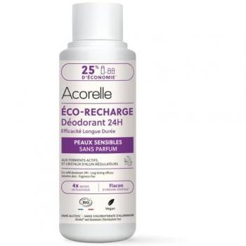 Recarga desodorante roll-on piel sensible agua de manzanilla & aceite de almendras Acorelle 100 ml
