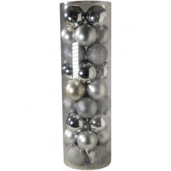 Adornos de bolas de Navidad colgantes Rojo 6cm
