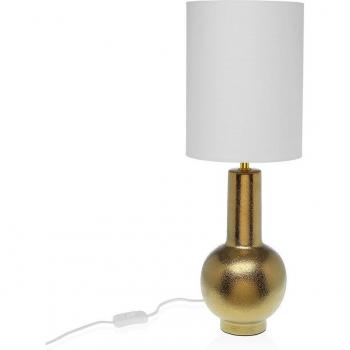 Lámpara de mesa Versa Dorado Cerámica 20 x 57 x 20 cm