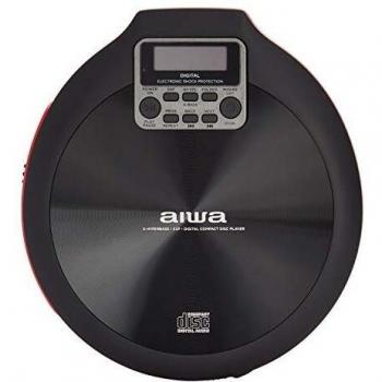 Reproductor de CD AIWA PCD-810RD Color Rojo y Negro
