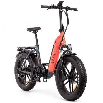 Bicicleta Eléctrica Youin Luxor BK1700 Plegable, 250W, Velocidad Máxima 25 km/h, Autonomía hasta 45 km, Disponible en Negro y Naranja