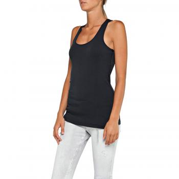 REPLAY Women's Tank Top with Logo Black in Size X-Small