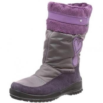 Ricosta Ranki - botas de nieve de piel niña, color Violeta, talla 32