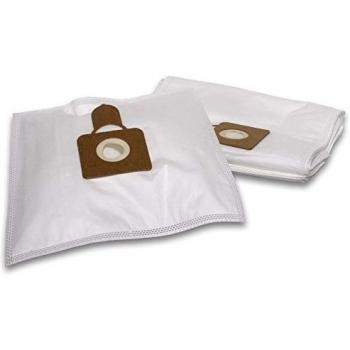 Bolsa Aspiradora de Microfibra Vhbw 10x Compatible con Hoover Diva DV 70, DV 71 - DV20, DVG 1100 - 2099, 28 cm x 20 cm, Blanca