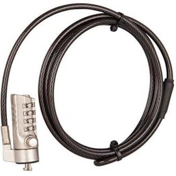 The Joy Factory LockDown Universal Combination Coiled Cable Security Lock for Laptops and Tablets (SCU101)