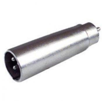 Adaptador XLR Macho de 3 Pines a RCA Macho para Conexiones de Audio y Video