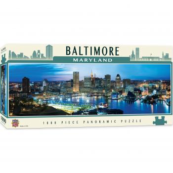 Rompecabezas Panorámico de Baltimore - 1000 Piezas Masterpieces