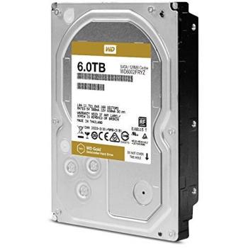 Western Digital Gold 6TB SATA III Internal Hard Drive with Operating Temperature Range of -40 to 70°C