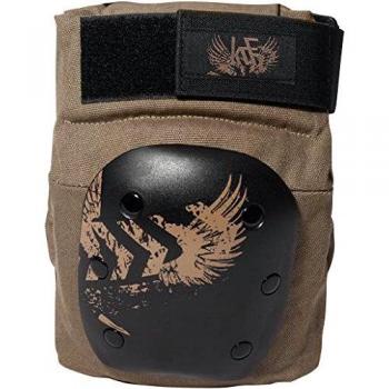 Rodilleras Protectoras Rampa Senior KRF - Tipo: Rodillera, Características: Diseño urbano, protección para seniors, disponible en colores negro y marrón, tamaño M