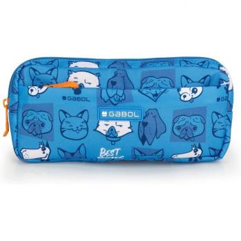 Estuche Gabol Friends Azul con Cremallera